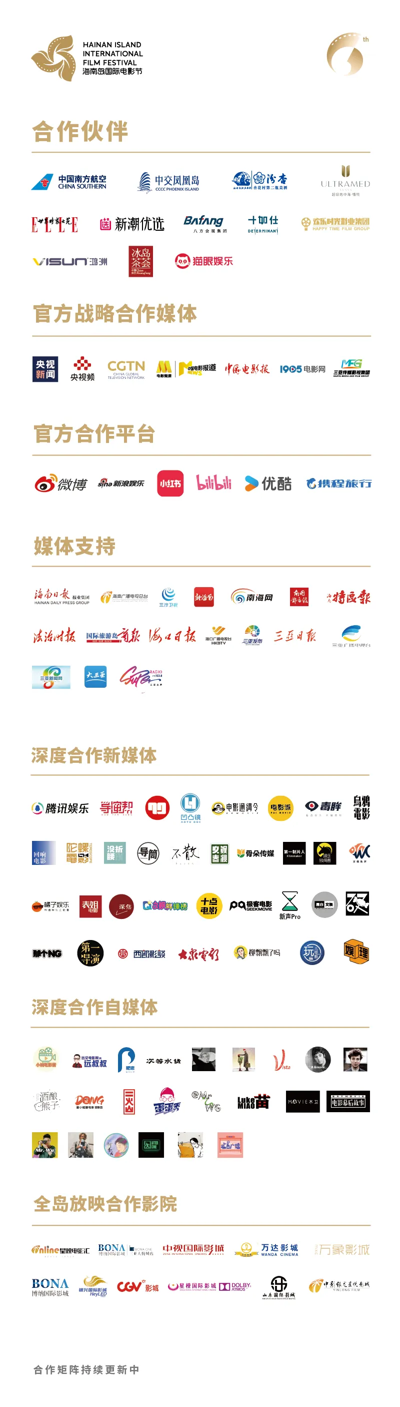 第六届海南岛国际电影节活动日程公布！形象大使海报官宣 插图
