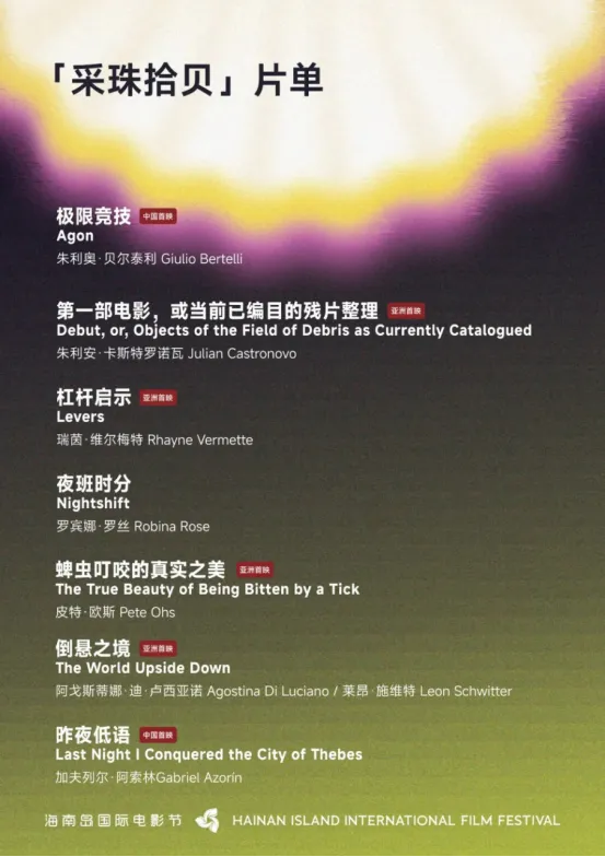 展映片单|采珠拾贝:采撷前卫影像 插图